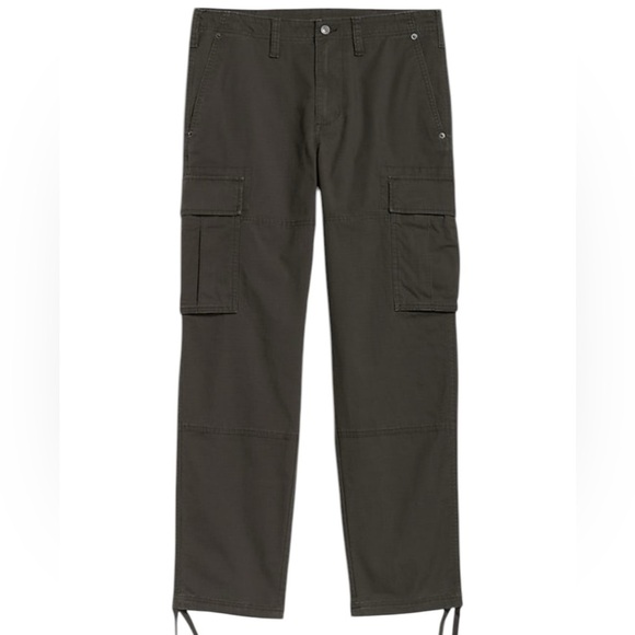 Old Navy Loose Taper Cargo Ripstop Pants Lost In The Woods 48X34 Built In Flex - Picture 4 of 7